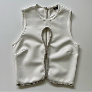 White Two Piece Dress